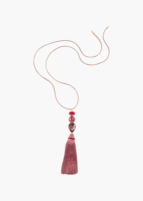 Torin Tassel Necklace -- Garnet | Jennifer Behr 
