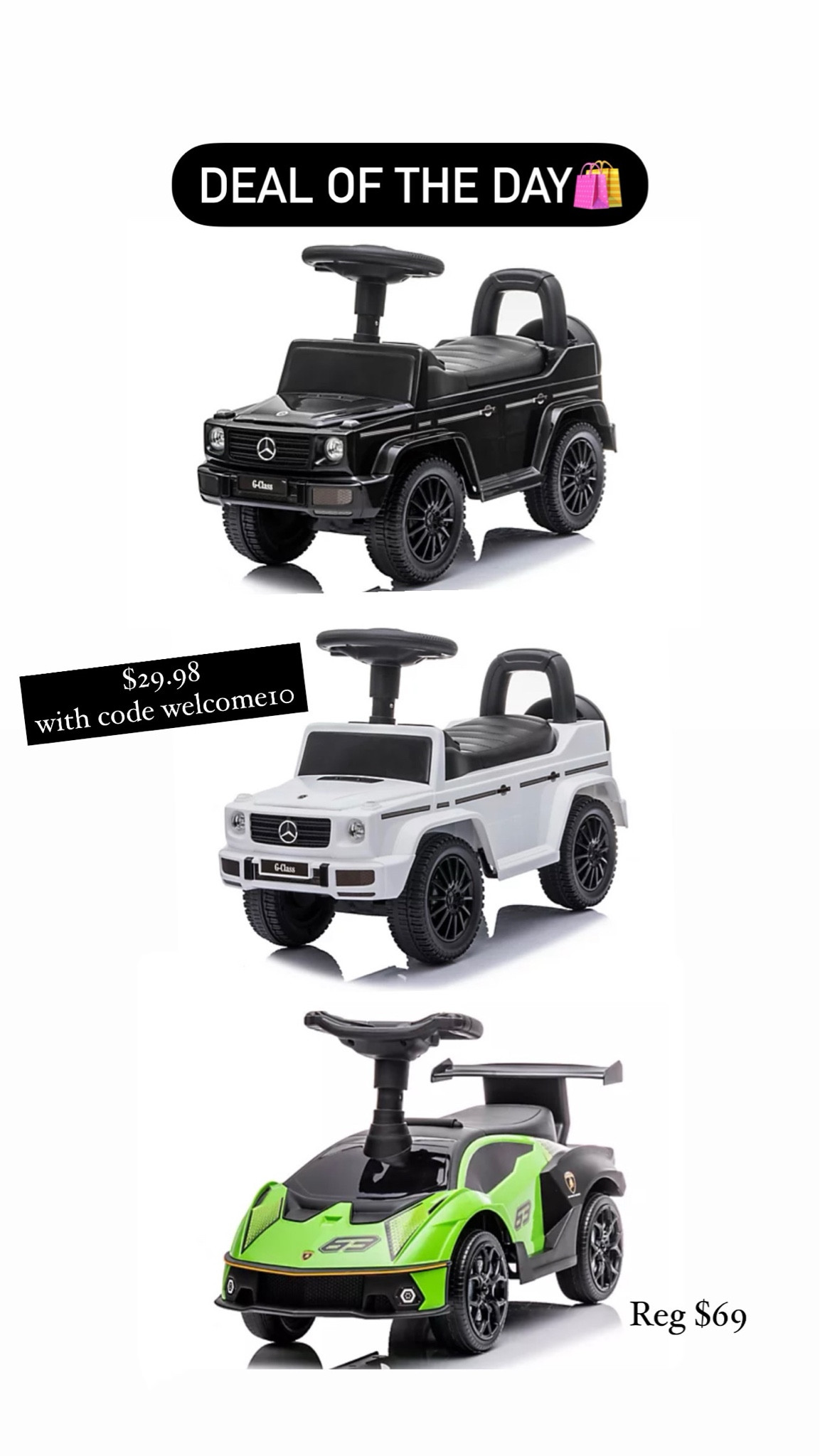 Great deal! Make sure to use the code WELCOME10 For the discount .

#LTKCyberWeek #LTKKids #LTKGiftGuide