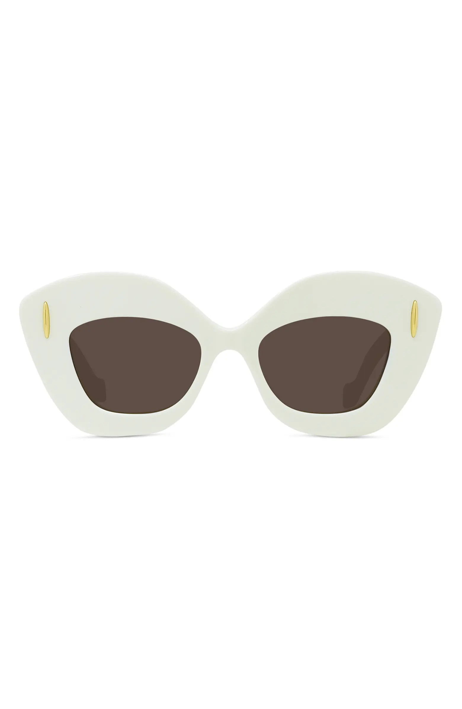 Loewe Anagram 48mm Small Cat Eye Sunglasses | Nordstrom | Nordstrom