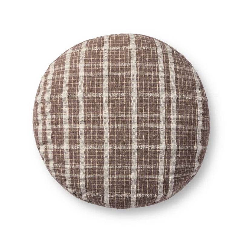 Chris Loves Julia x Loloi Chris Loves Julia Wallace Chocolate Pouf & Reviews | Wayfair | Wayfair North America