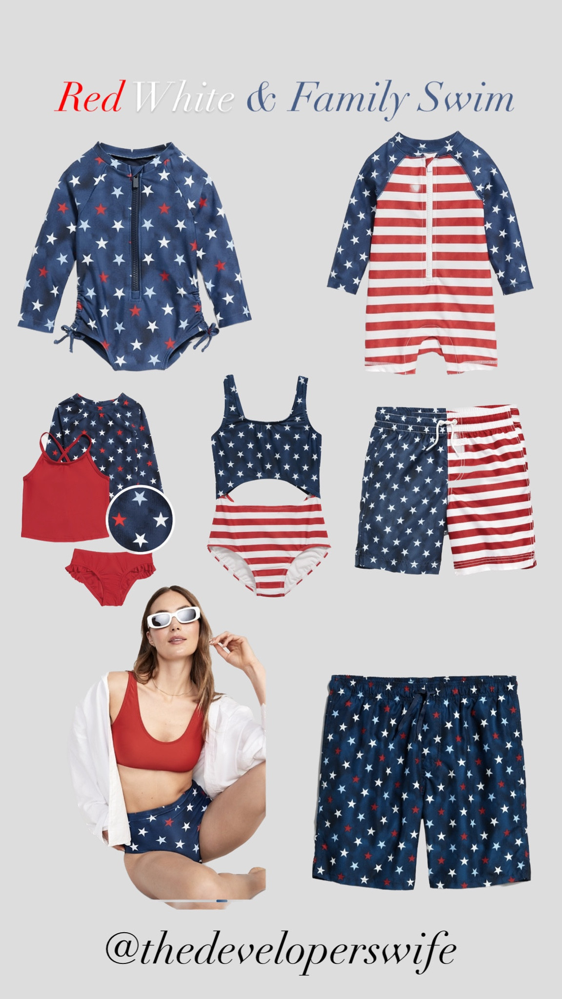 OLD NAVY 30% off 
RED WHITE & FAMILY Swim 

#LTKkids #LTKswim #LTKfamily