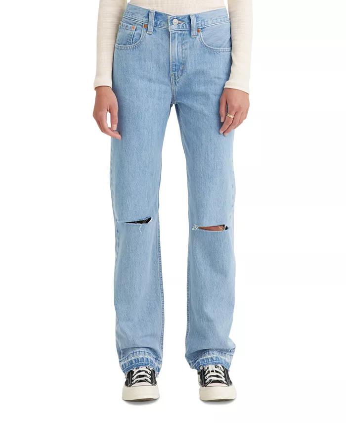Levi's Low Pro Classic Straight-Leg High Rise Jeans - Macy's | Macys (US)