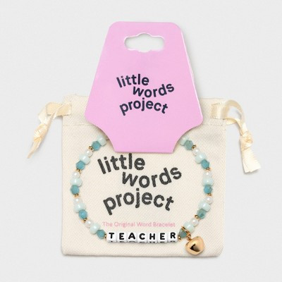 Little Words Project Teacher Beaded Bracelet - Green | Target