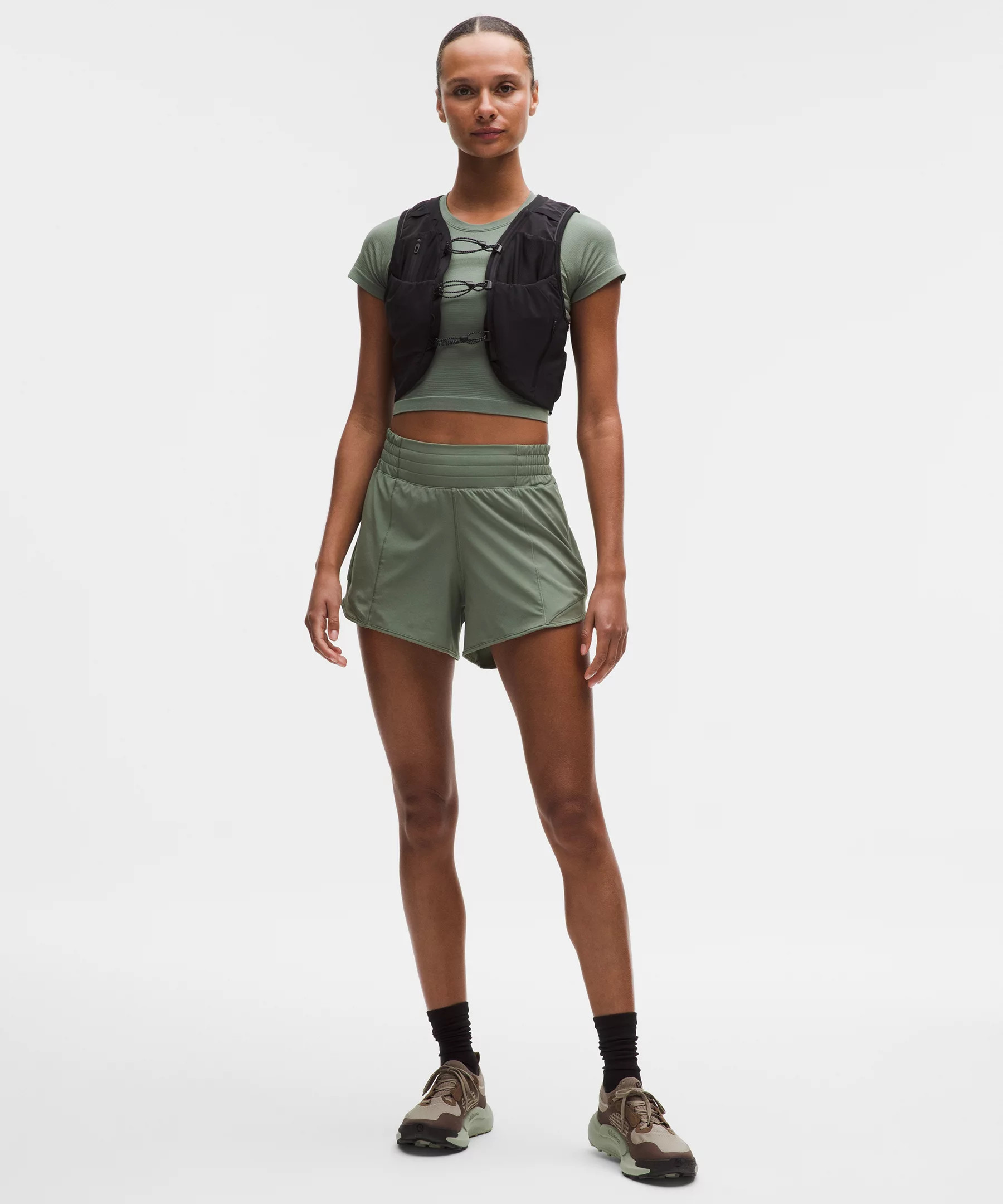 Hotty Hot High-Rise Lined Short 4" | Lululemon (US)