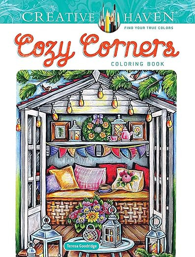 Creative Haven Cozy Corners Coloring Book (Adult Coloring Books: Calm) | Amazon (US)