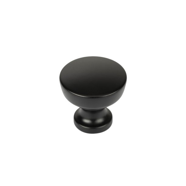 Better Homes & Gardens 1-1/4" (32 mm) Modern Knob, Matte Black, 2 Pack - Walmart.com | Walmart (US)