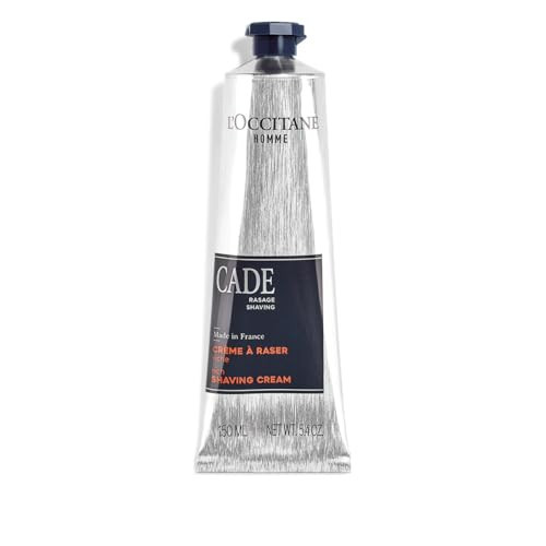 L'OCCITANE Cade Shaving Cream: Rich, Creamy Foam, Smooth Shave, With Shea Butter, Reduce Feelings of Tightness & Irritation, Made in France | Amazon (US)