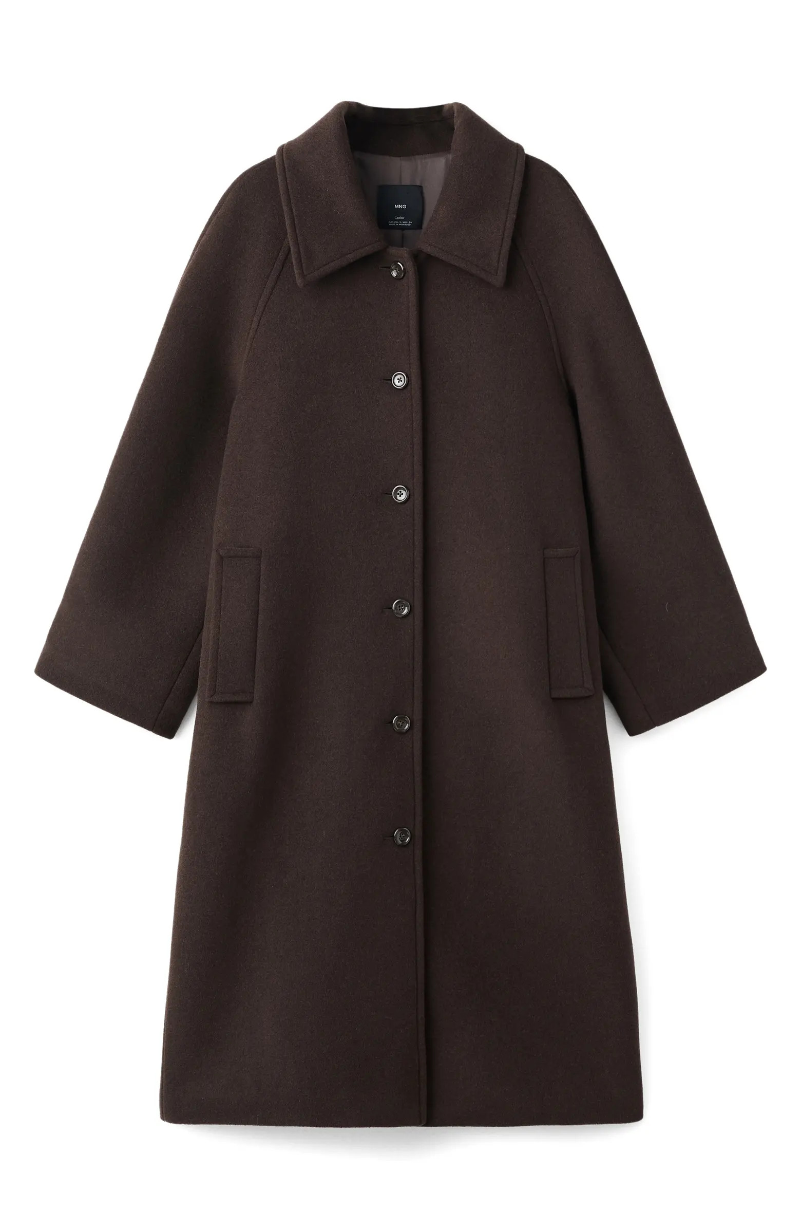 Selection Oversize Raglan Wool Blend Coat | Nordstrom