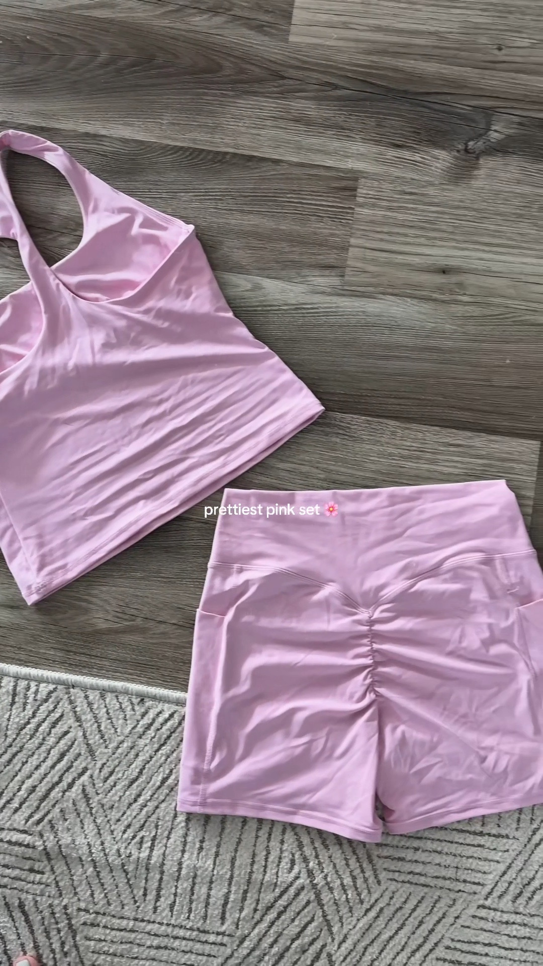 prettiest pink set 🌸

jacket is hell babes — can't link it here but there's a link in my social media bios with a discount code applied 🖤

#LTKmomlife #LTKActive #LTKootd