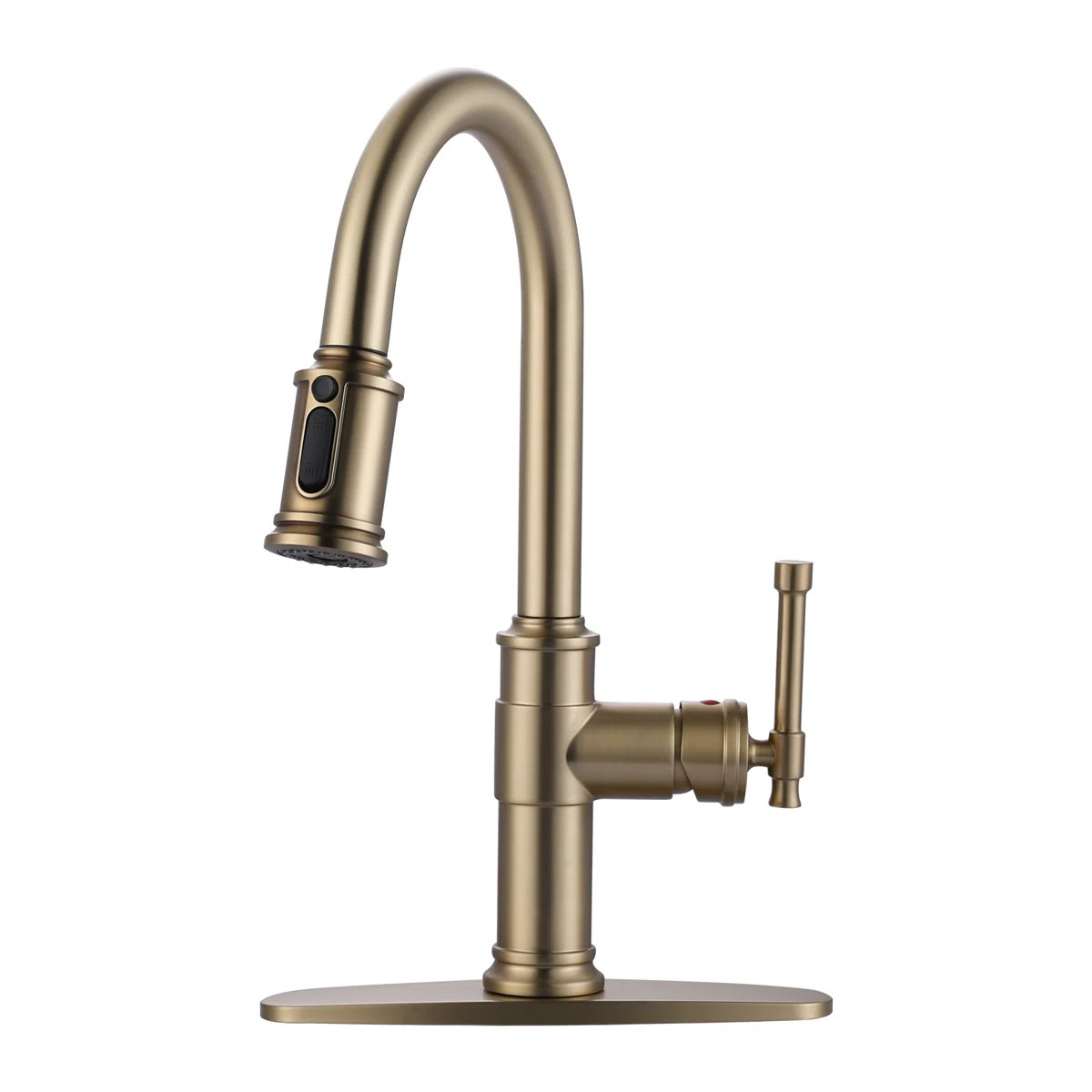 Single Handle Pull Down Sprayer Kitchen Faucet With 3-Spray Modes In Spot Free Stainless Steel VK... | Wayfair North America