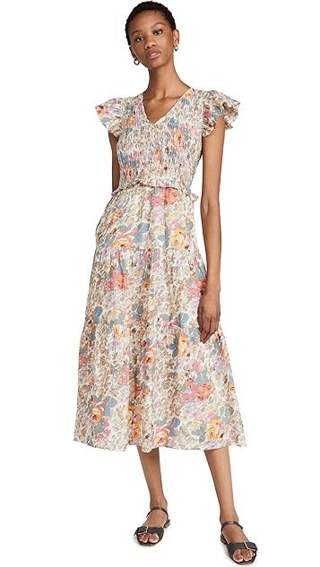 Ines Floral Smocked Dress | Shopbop