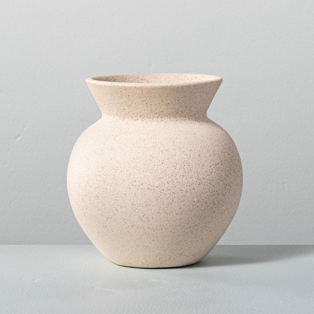 Round Ceramic Bud Vase with Flared Rim - Hearth & Hand™ with Magnolia | Target