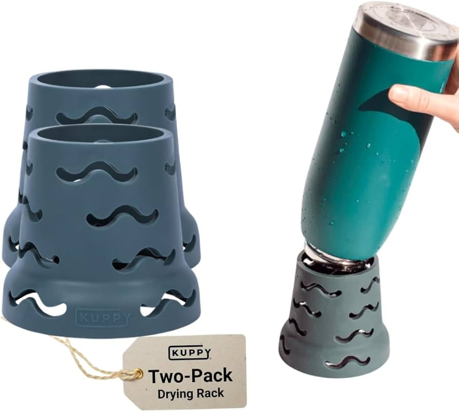 Kuppy Silicone Water Bottle Drying Rack, Dry Stanley Tumblers, Simple Modern, Owala, Hydro Flask,... | Amazon (US)