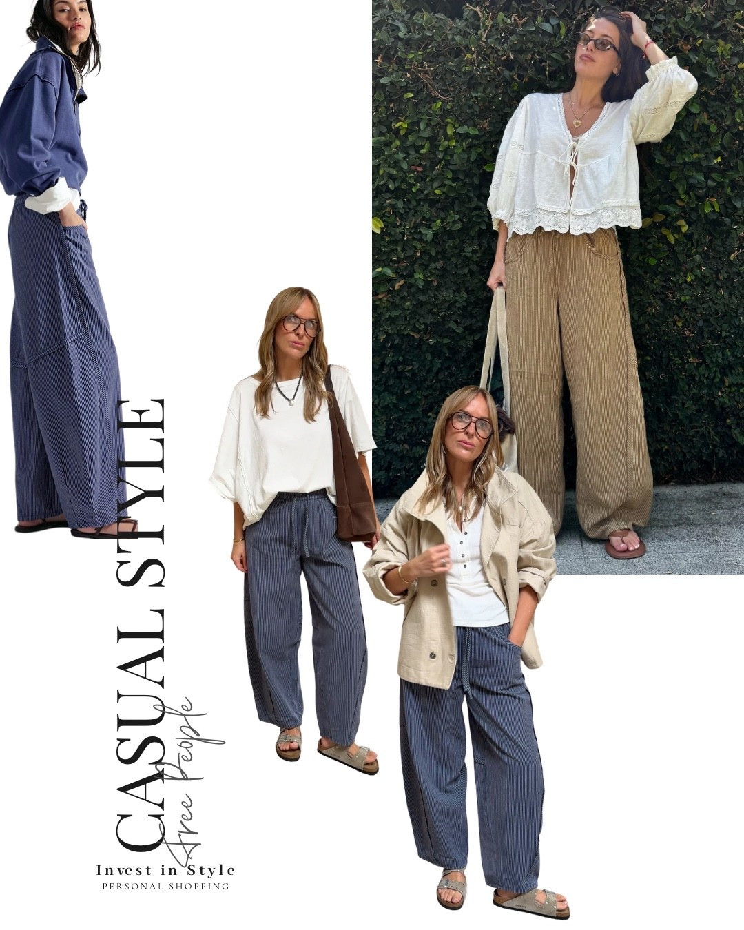 Back in stock 
Those fab free people trousers are back in stock … 
Pull on textured cotton stripe fabric in a relaxed barrel leg shape. 
I wear the large in these trousers which I’d say fits on the smaller side for FP 

Great for travelling too 😉

Ad

#LTKsummer #LTKfestival #LTKtravel