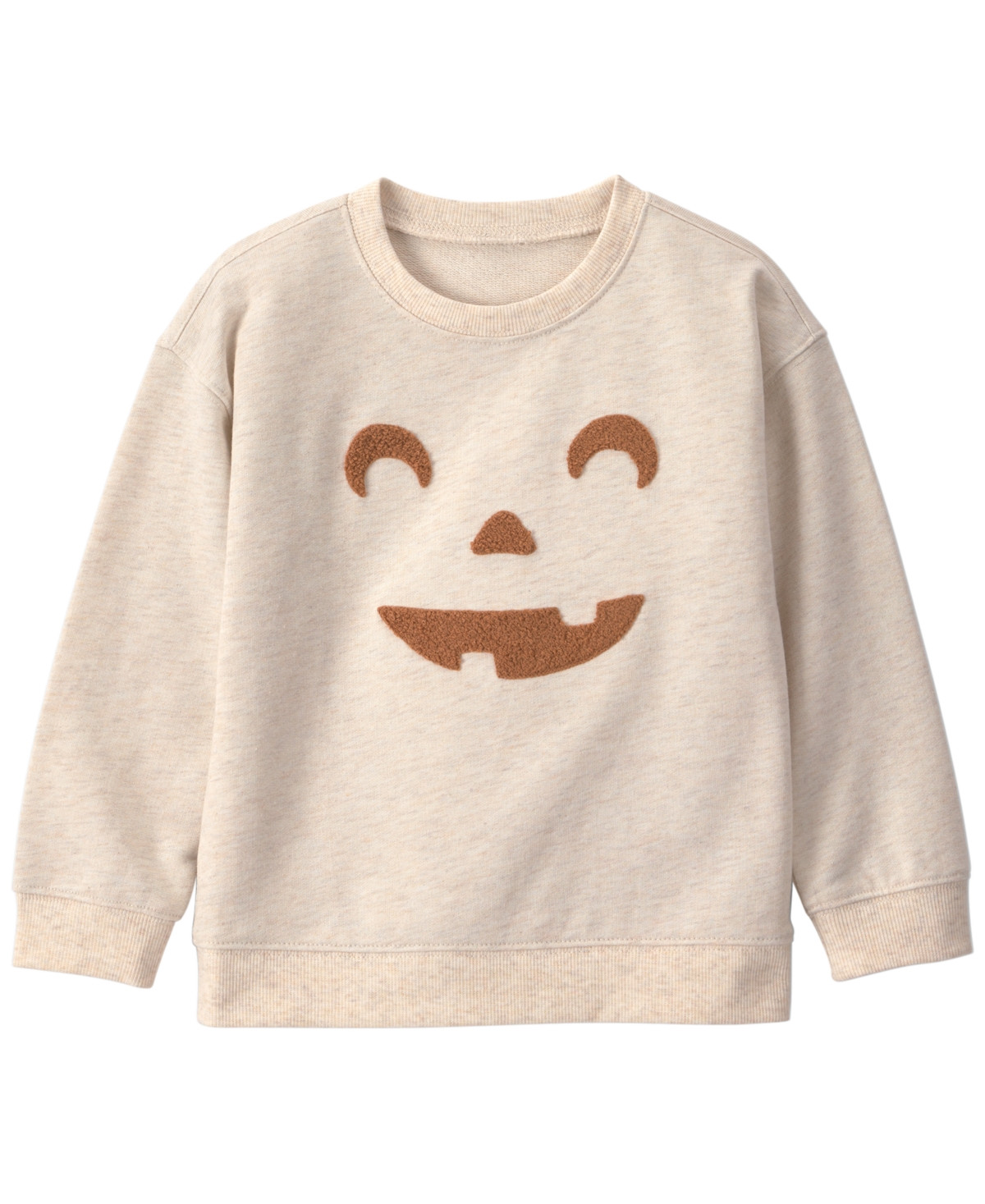 Carter's Toddler Boys' and Girls' 2T-5T Pumpkin Halloween Sweatshirt - Cream/Brown | Macy's