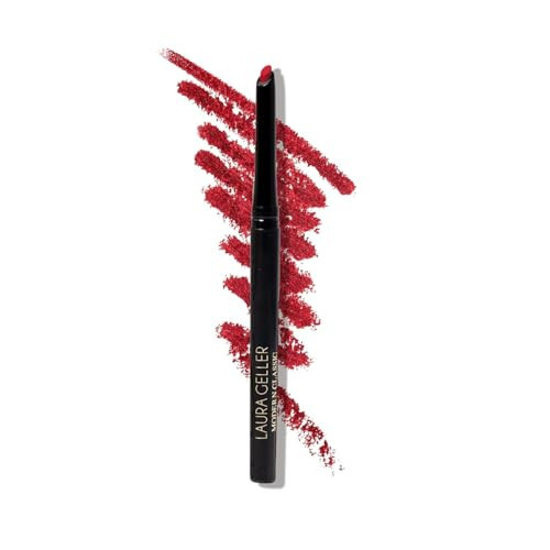 LAURA GELLER NEW YORK Modern Classic Lip Liner, Luxurious Creamy Long Lasting Lip Liner, Prevents Feathering and Fading, Ritzy Red | Amazon (US)