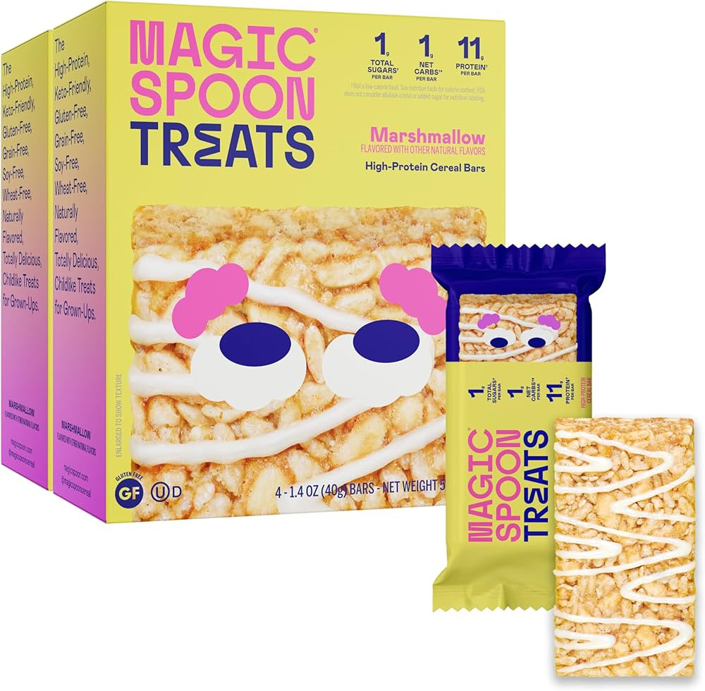 MAGIC SPOON Treats I High Protein I Low Carb I Keto Friendly I 1g of Sugar I Gluten Free Crispy T... | Amazon (US)