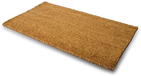 PLUS Haven Pure Coco Coir Doormat with Heavy-Duty PVC Backing - Natural - Size: 17-Inches x 30-In... | Amazon (US)