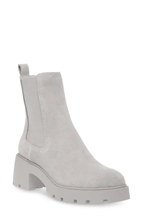 Steve Madden Haylan Chelsea Boot in Grey Suede at Nordstrom, Size 8.5 | Nordstrom