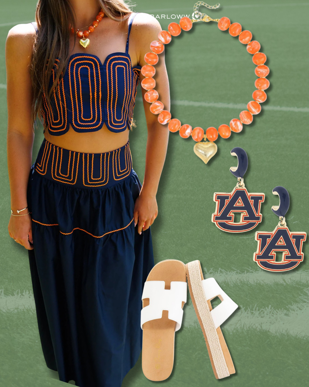 it's almost time for SEC football which means its time to get your gameday looks ready! this auburn tigers inspired gameday look is so cute - this matching set it so unique and comfy enough to wear all day long! 

 #LTKootd #LTKSeasonal #LTKSaleAlert