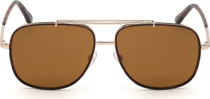 Benton 58mm Aviator Sunglasses | Nordstrom
