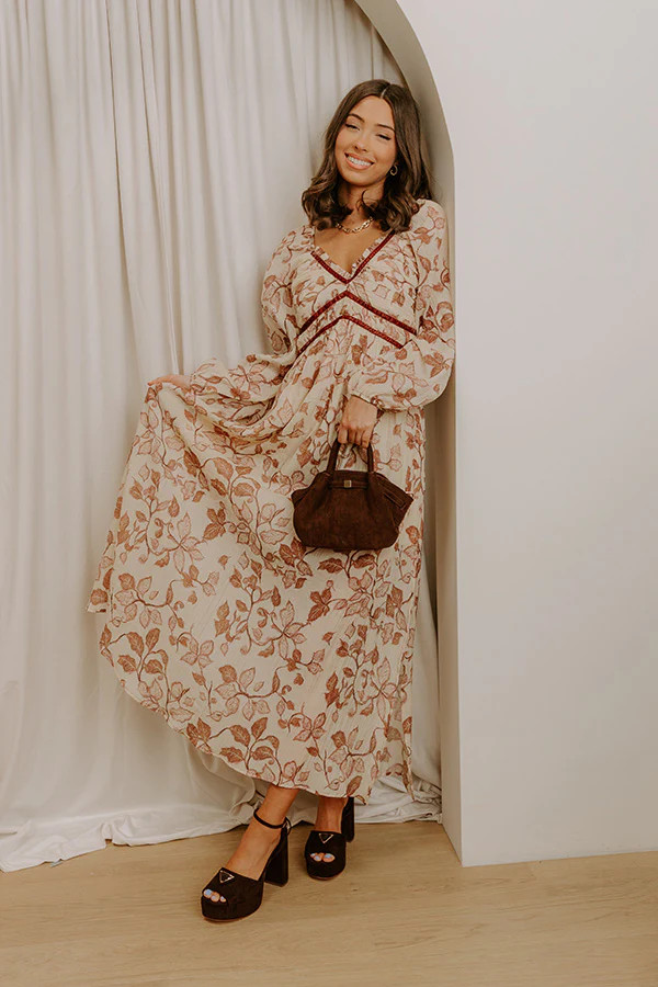 Evening in Bloom Floral Maxi Dress | Impressions Online Boutique