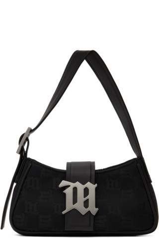 Black Nylon Monogram Mini Bag | SSENSE