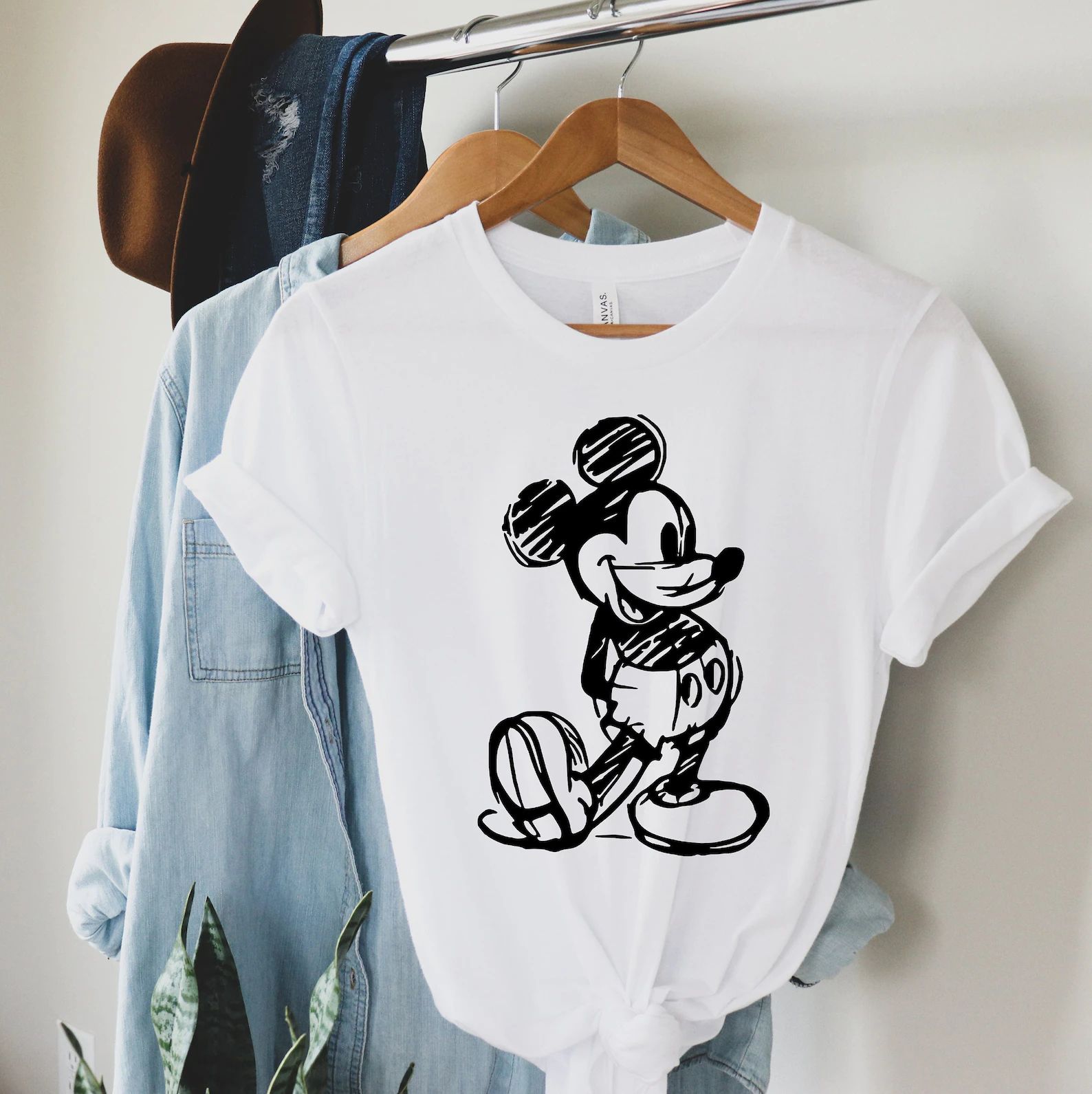 Mickey Sketch Disney Shirts Mickey Ears Shirt Toddler - Etsy | Etsy (US)