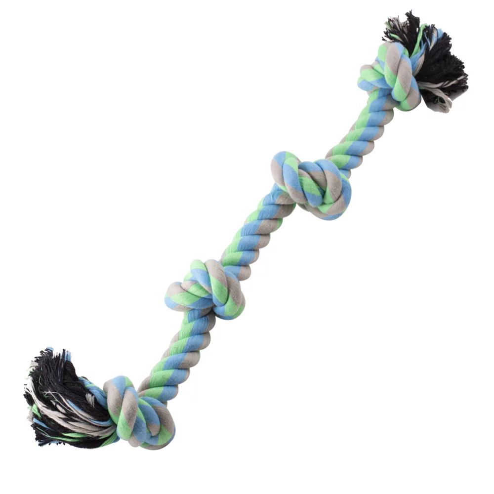 Vibrant Life Playful Buddy Large 4 Knot Rope Chew Toy | Walmart (US)
