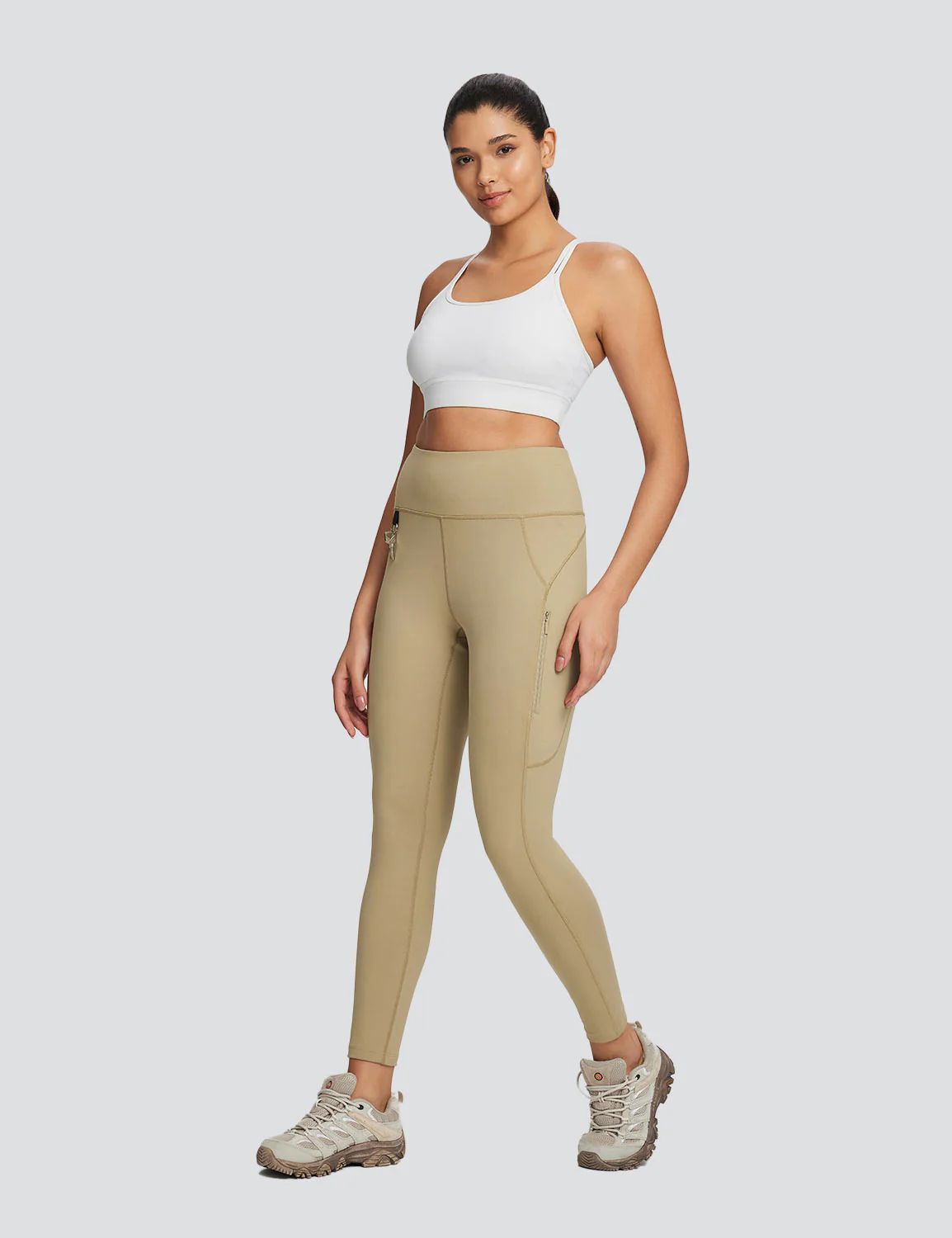 Baleaf Women's High Rise Performance Tight-Fit Hiking Pants | baleaf