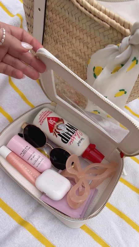 What’s in my beach/pool pouch 🤍 

Amazon finds, vacation whipped sunscreen, glow recipe spf dew balm, summer Fridays lip butter balm, bow hair clip, car pouch, makeup bag, toiletry case, beach tote, vacation essentials, fancythingsblog 

#LTKFindsUnder50 #LTKFindsUnder100 #LTKItBag