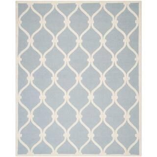 Safavieh Cambridge Blue/Ivory 9 ft. x 12 ft. Area Rug-CAM710B-9 - The Home Depot | The Home Depot