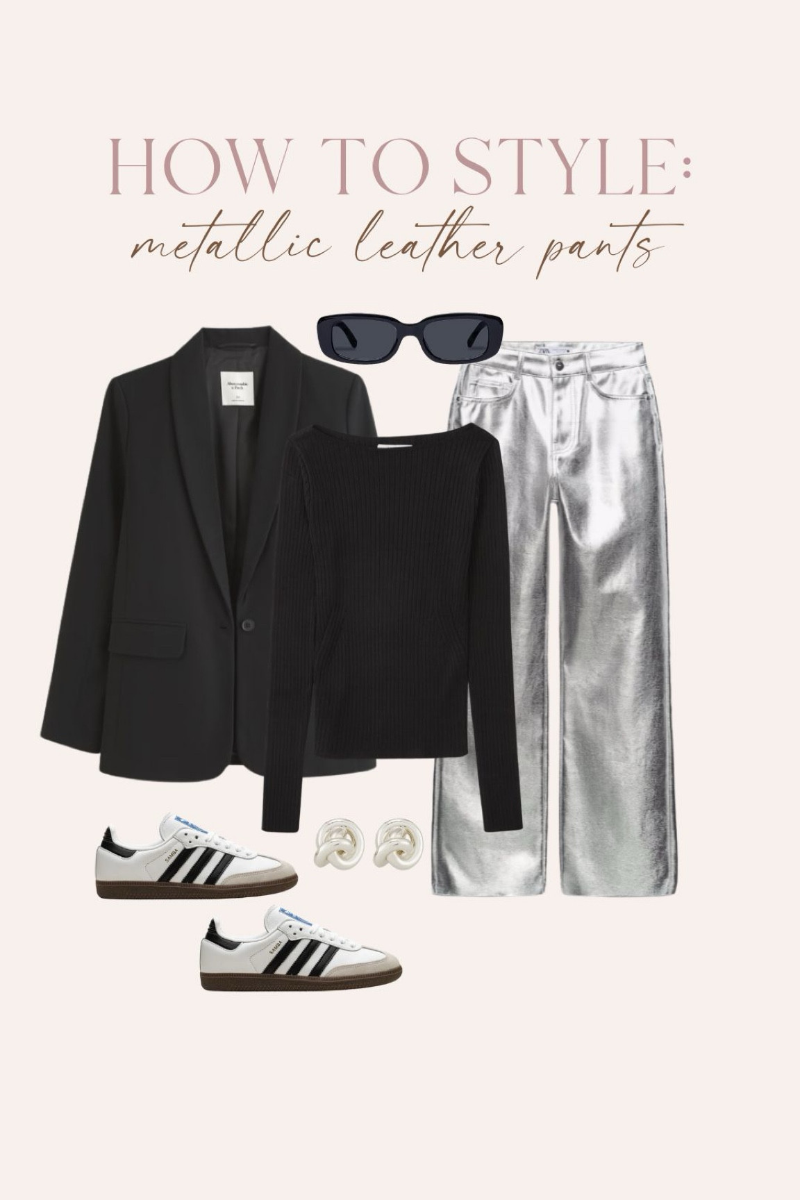How to style metallic leather pants✨

#LTKHoliday #LTKparties #LTKstyletip