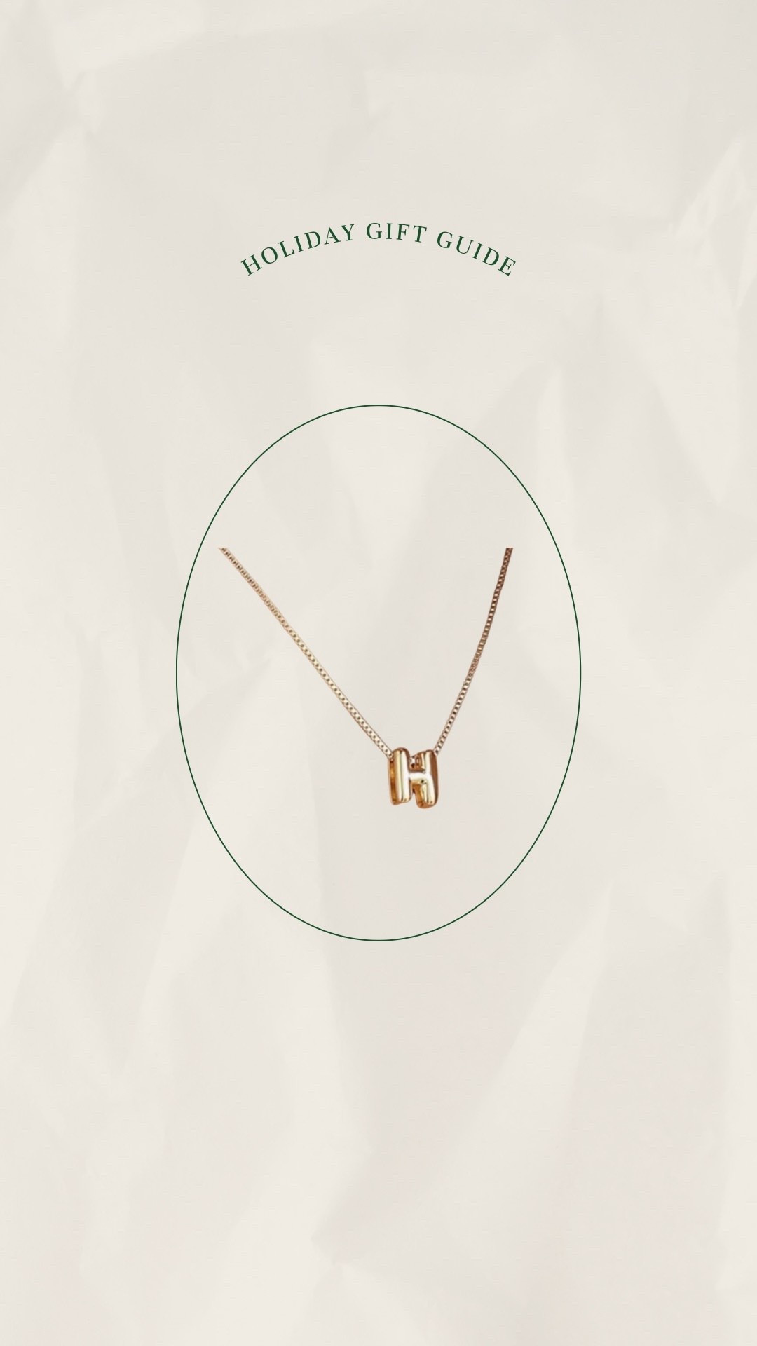 The cutest $9 initial necklace! ✨ 