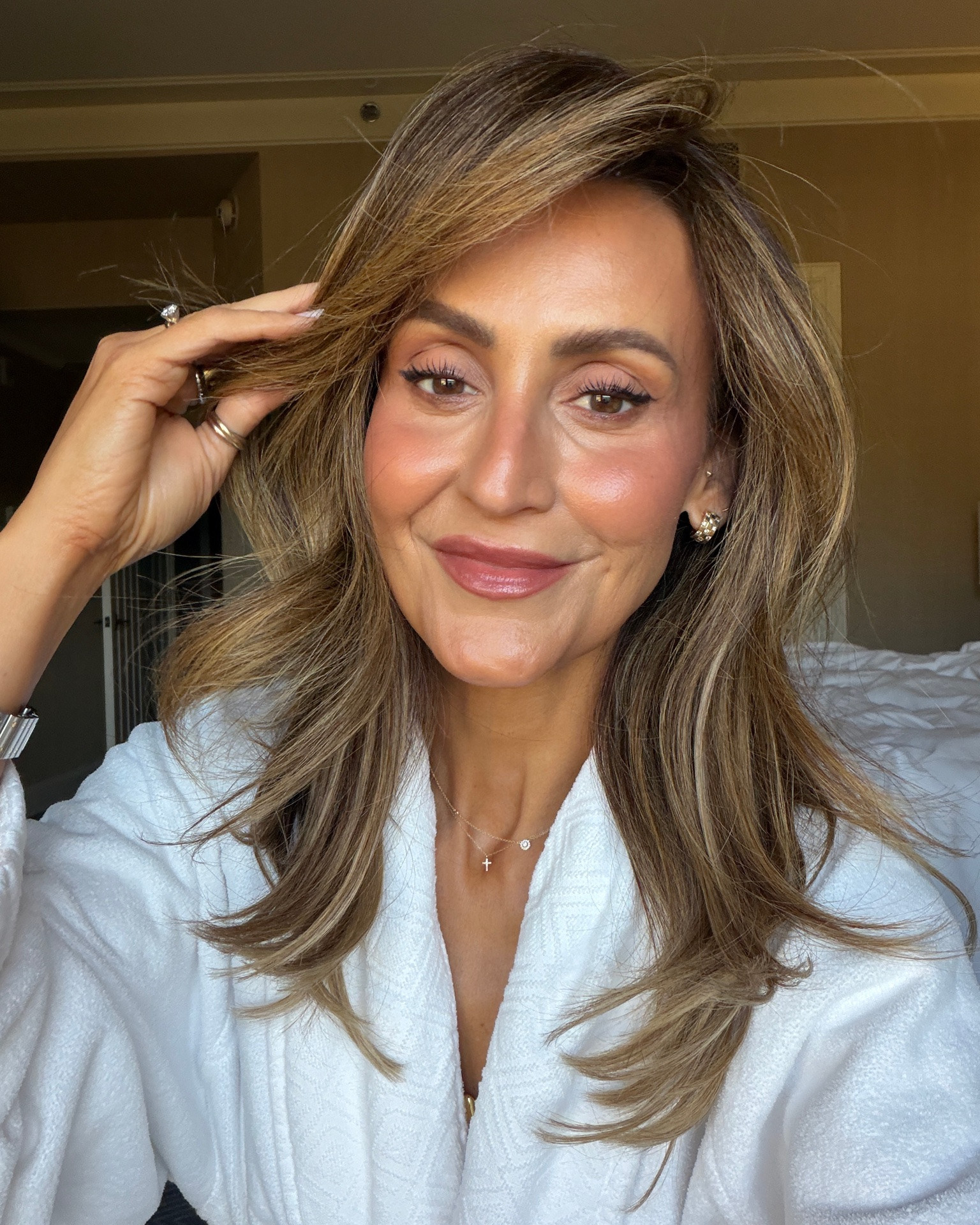 Morning brunch and shooting day makeup !

#LTKootd #LTKOver40 #LTKBeauty