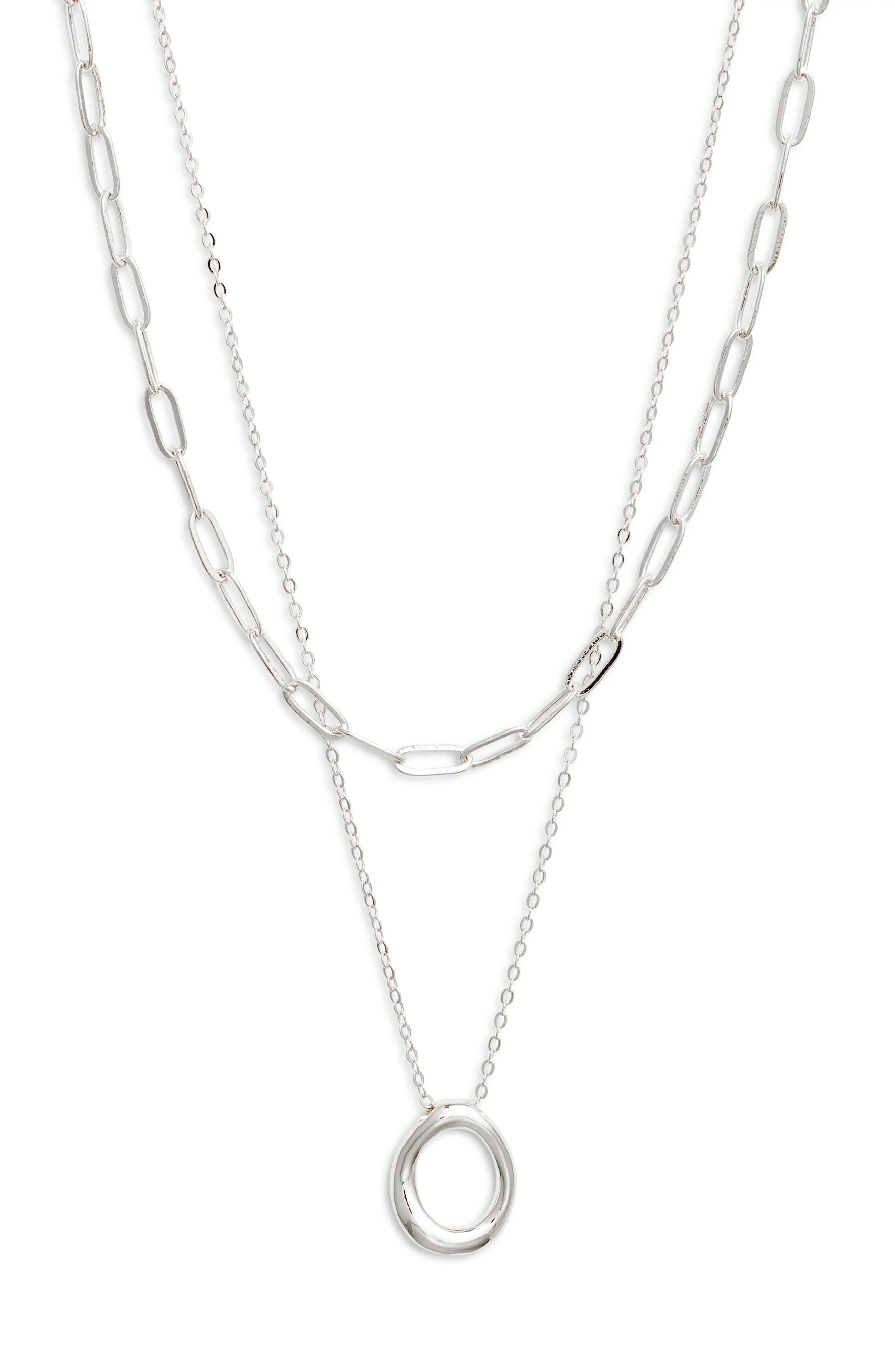 Nordstrom Demi Fine Paper Clip Pendant Necklace (Women) | Nordstrom | Nordstrom