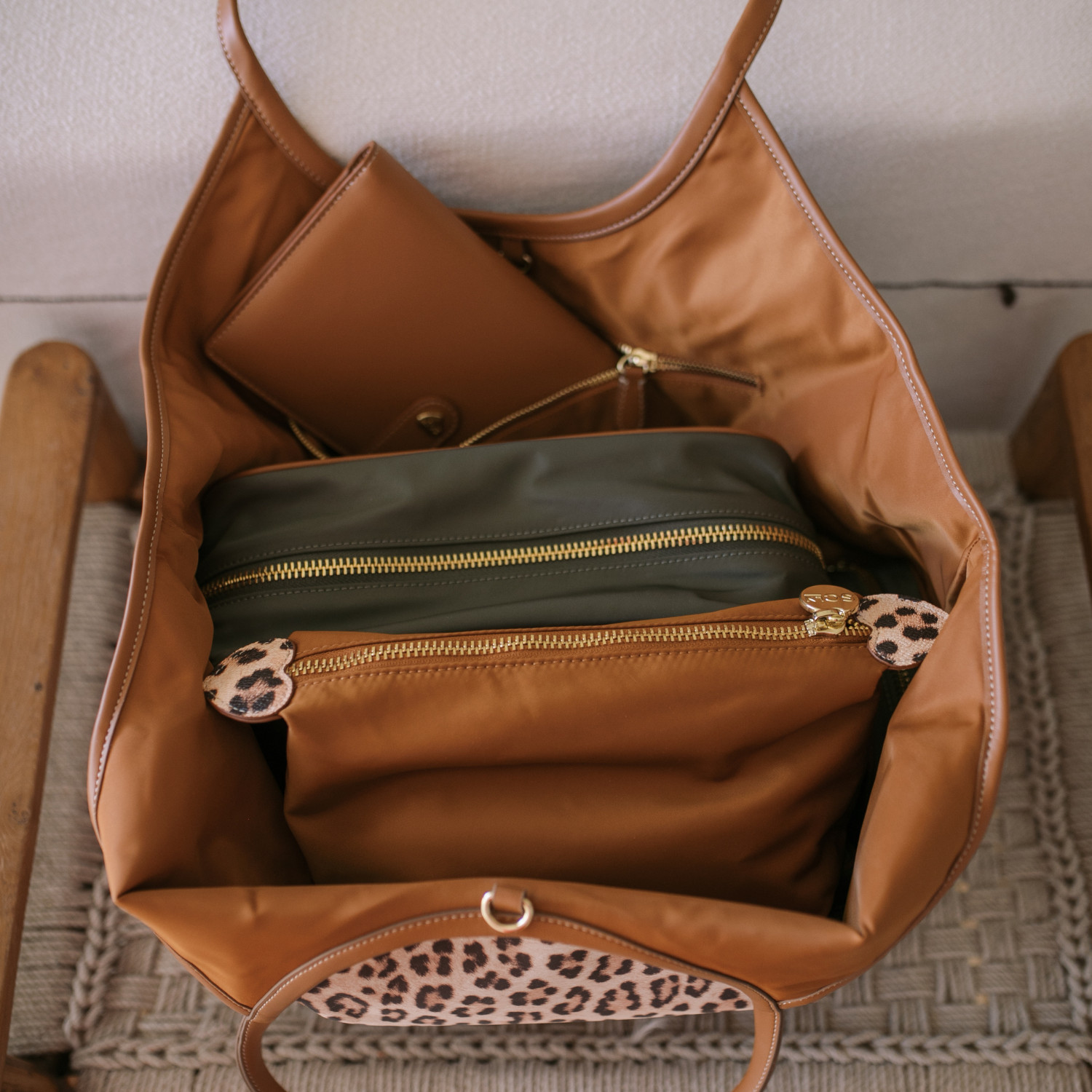 Leopard Scoop Tote Bag | Stoney Clover | Stoney Clover Lane