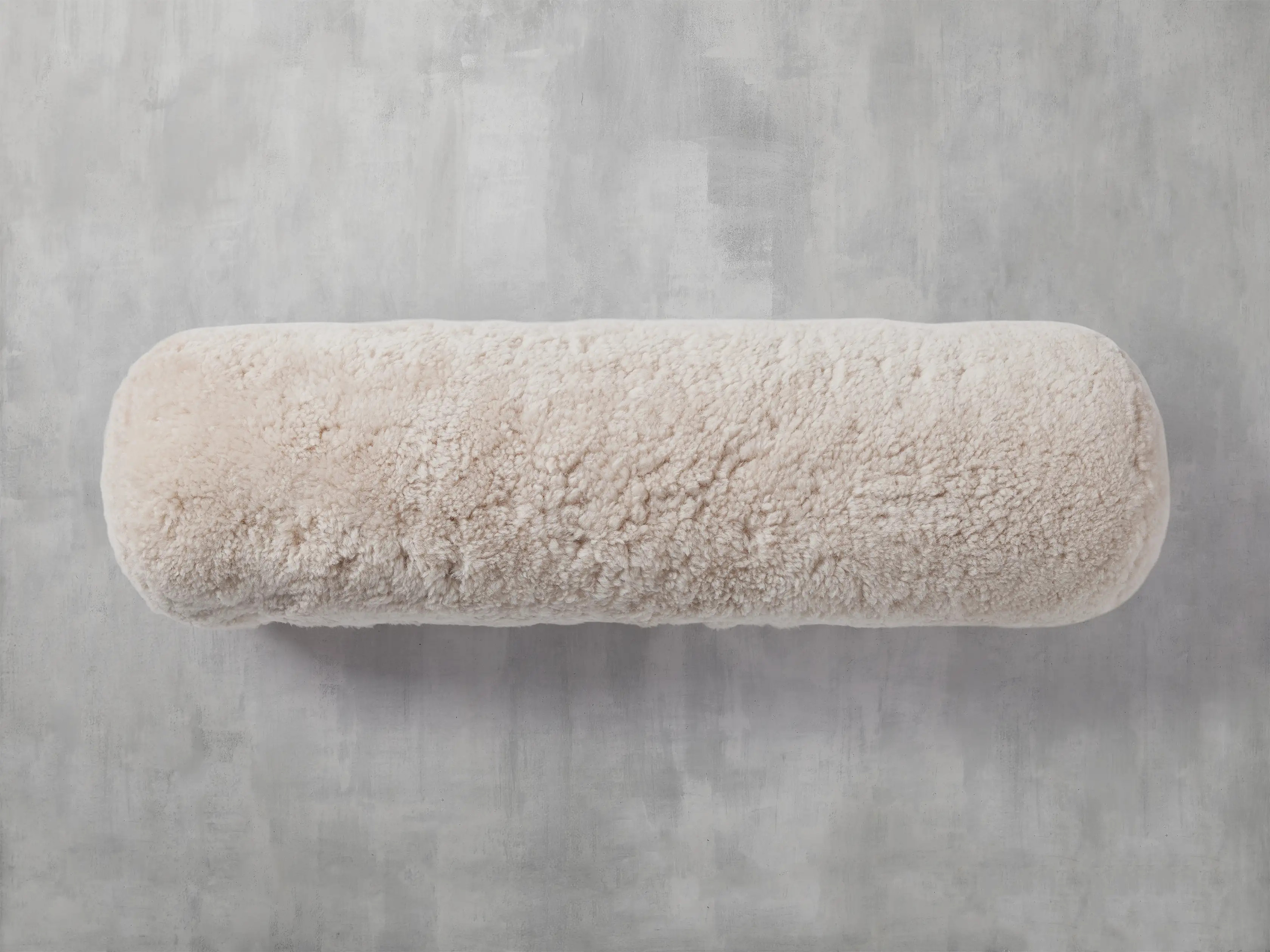 Sheepskin Bolster Pillow | Arhaus