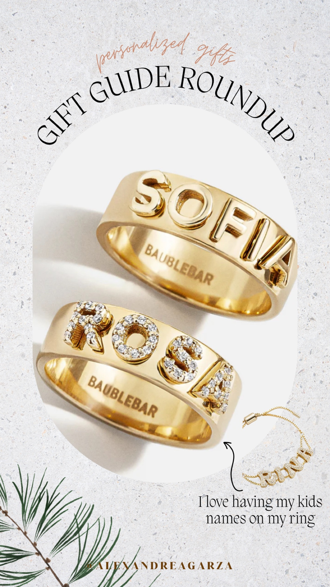 Personalized jewelry 

#LTKGiftGuide #LTKHolidaySale #LTKHoliday