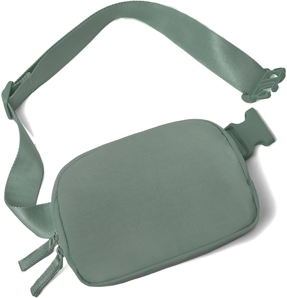 Belt Bag for Women Two-Way Zipper Cross Body Fanny Pack Fashion Waist Packs Everywhere Belt Bag w... | Amazon (US)