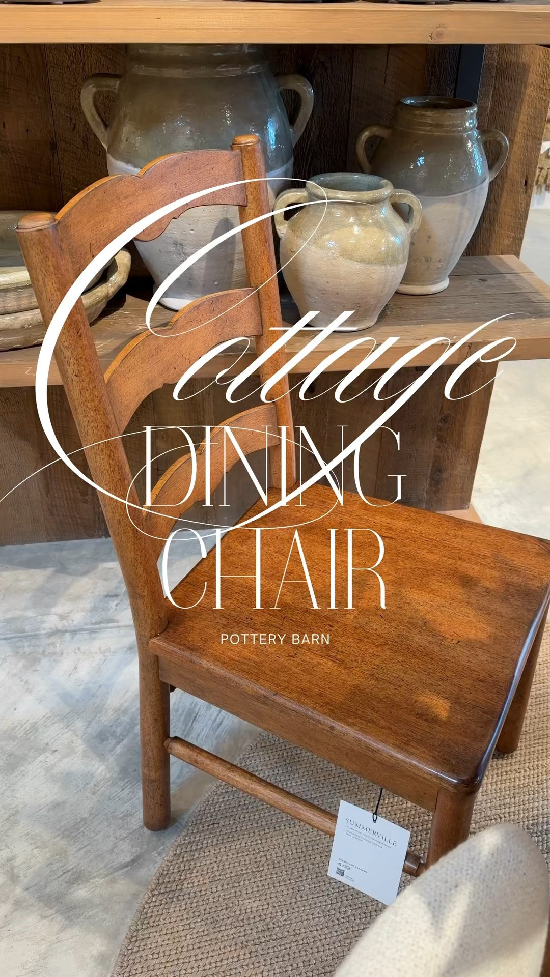 Cozy cottage seating inspiration! 🤎 These new farmhouse dining chairs at Pottery Barn are giving all the English countryside charm. 🌾 I love the traditional details, classic silhouettes, and heritage-inspired designs that make a dining room feel warm, collected, and timeless.✨ So many beautiful new styles to choose from! 🪑 @potterybarn  #diningchair #farmhousedecor #cottagecore

#LTKHome #LTKSaleAlert
