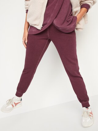 Maternity Rollover-Waist Vintage Jogger Sweatpants | Old Navy (US)