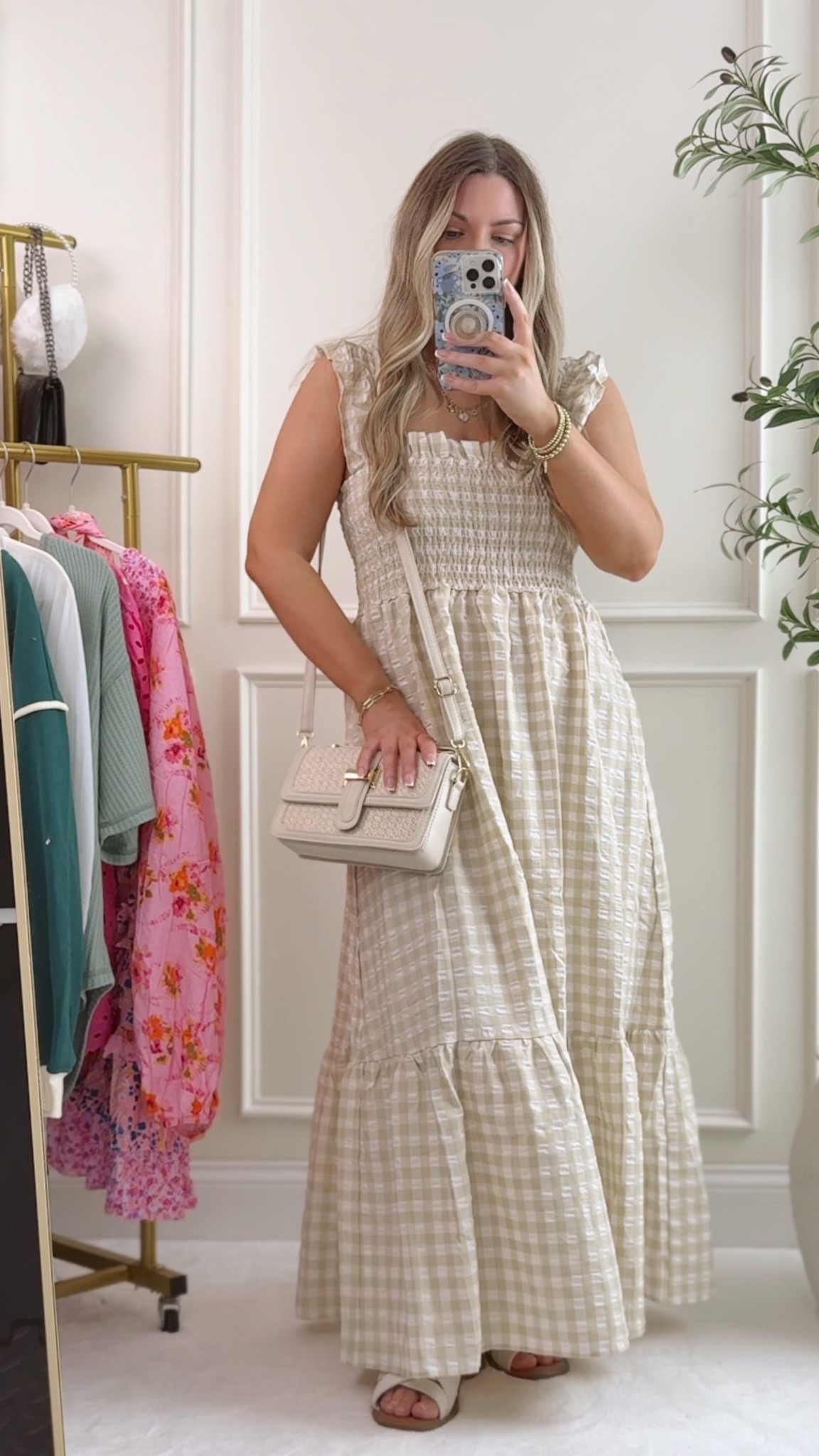 If I had to dream up the perfect Easter and spring dress it would be this one! I’m in a size medium but could have sized down. It is super flattering on anyone and cause a smocked, stretchy top and ruffle elastic straps. #easteroutfit #springoutfit #springdress

#LTKSeasonal #LTKStyleTip #LTKSaleAlert