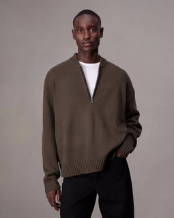 Clarkson Relaxed Fit Wool Half-Zip Sweater | rag & bone