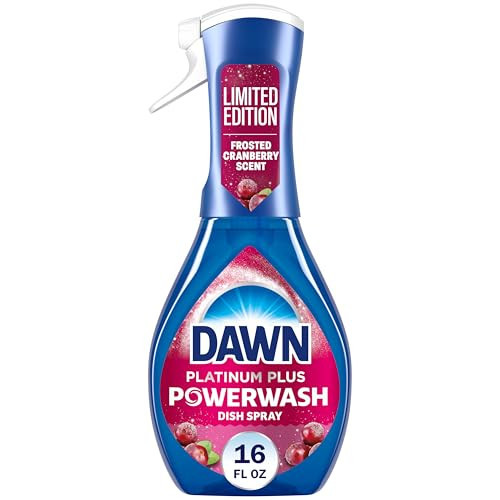 Dawn Powerwash Spray, Dish Soap, Dishwashing Liquid, Cleaning Supplies, Frosted Cranberry, 1 Starter Kit, 16 Fl Oz | Amazon (US)