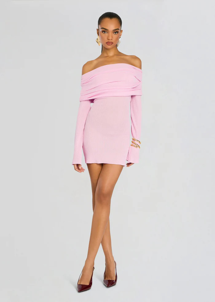 Galli Rib Knit Mini Dress | Retrofete