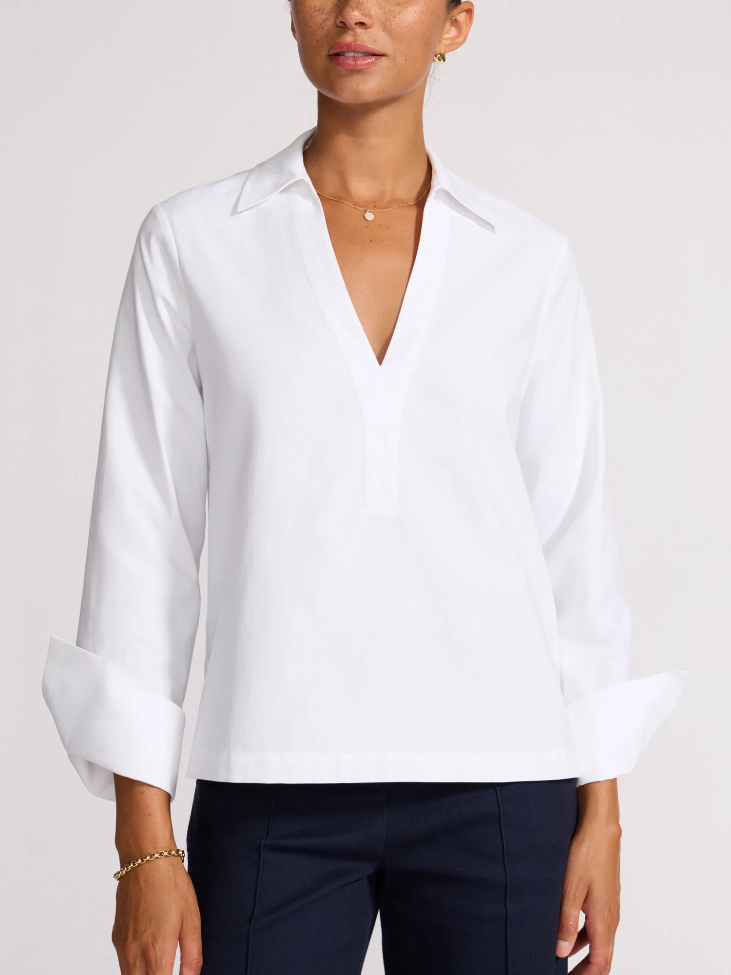 Women's Eila Popover in Salt White | Brochu Walker | Brochu Walker