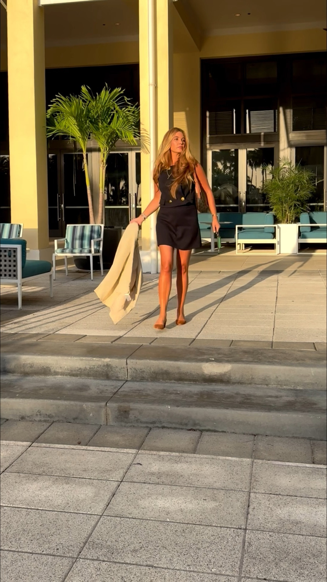 Yse beauty extreme glow, Maxine’s revenge French face, Westman atelier Creme bronzer 01, Sarah Creal blush in Sunshine, Anna Sui blush in baby, Laka lip stain in espresso tantrum, Armani lipstick 503 and Patrick Ta eyeshadow in when the sun sets  
Top: medium
Skirt: medium 
Shoes: TTS
Hair: T3 hot rollers + Sea Glass 
Bag: Celine 

#LTKBeauty #LTKTravel