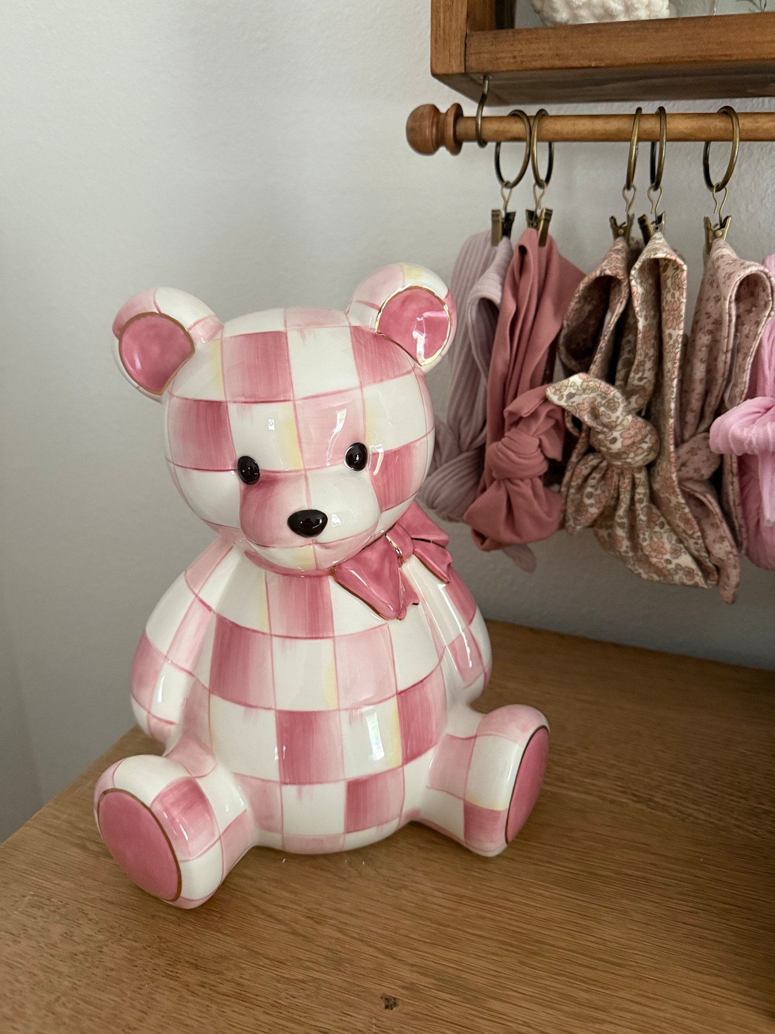 The sweetest bank from Mackenzie Childs #mackenziechilds #bank #nursery 

#LTKBaby #LTKFamily #LTKBump