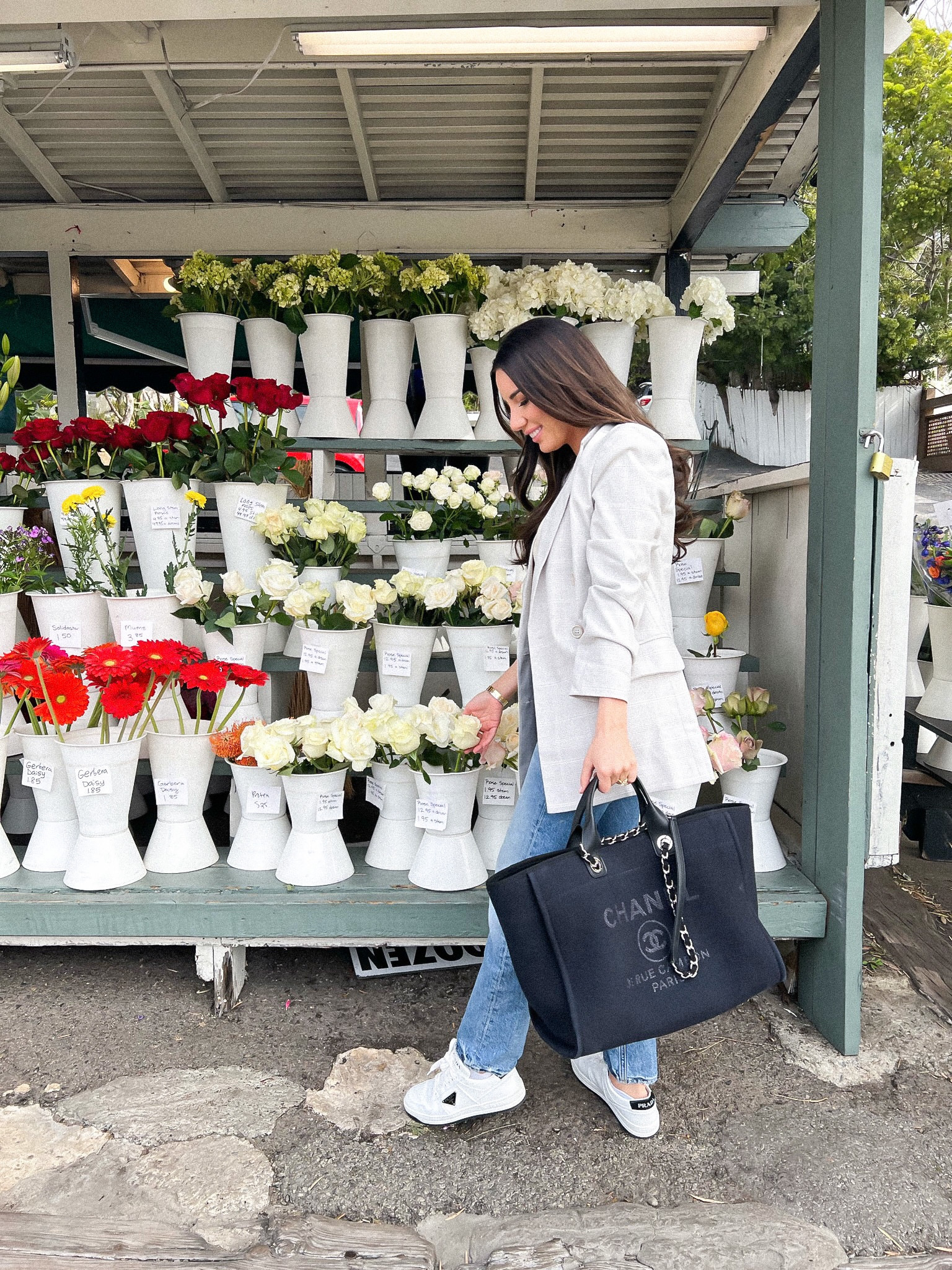 Laguna beach outfit during the day! I love this new blazer - perfect for spring!

#LTKunder100